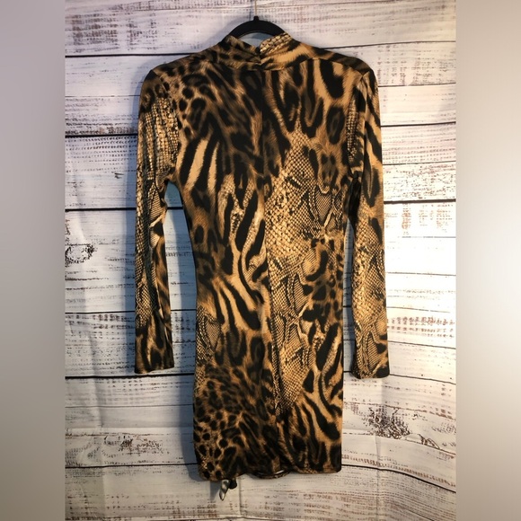 Animal Print Bodycon Dress - Picture 9 of 16
